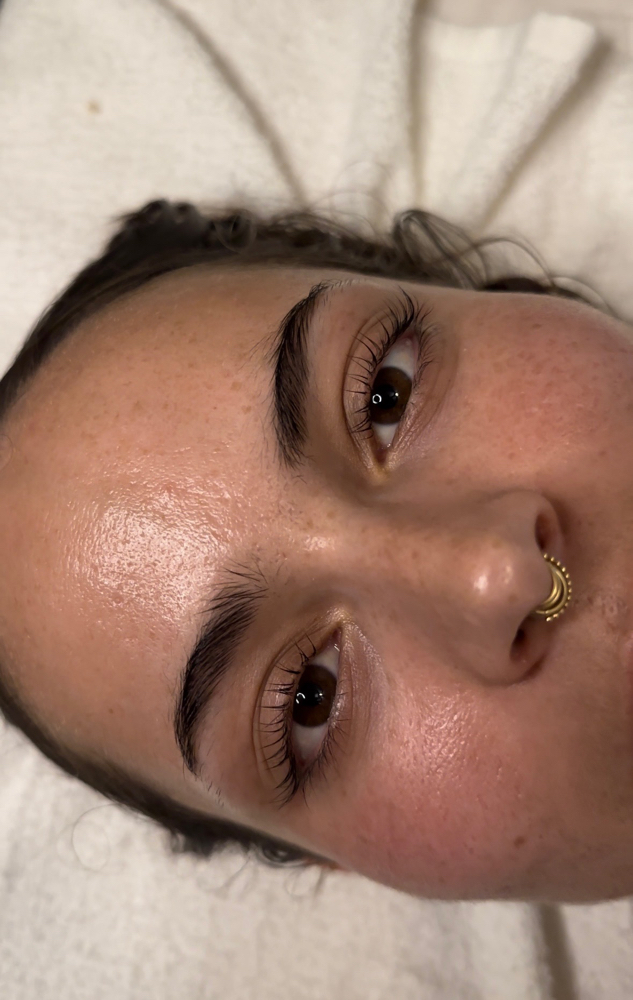 Lash lamination and tint