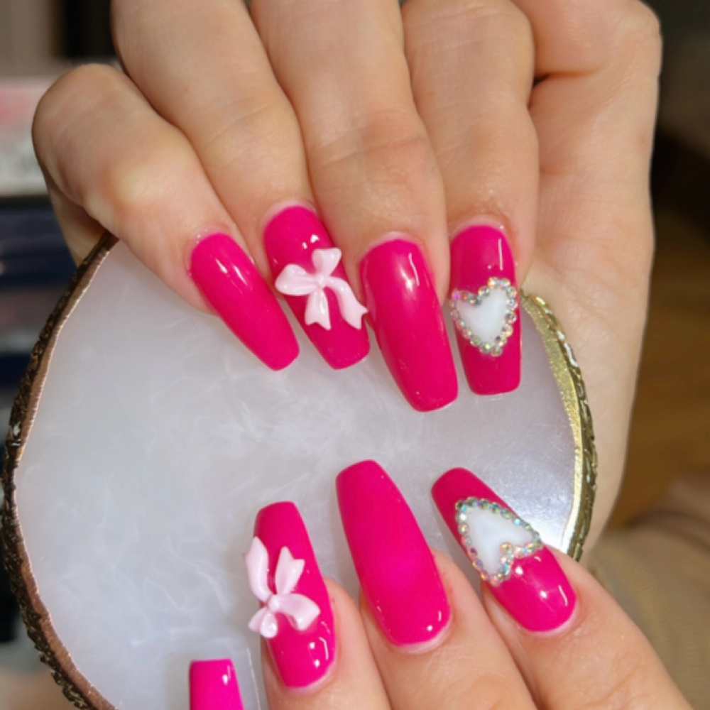 Acrylic Long Nals at Hair studio 212 in Salinas, CA