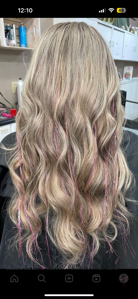 Tinsel Hair And Style