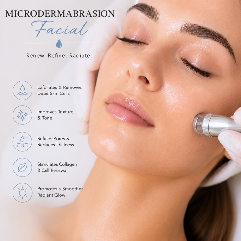 Microdermabrasion (Add on) at Lux Skincare Therapy & VVS Smile Bar in Palm Desert, CA