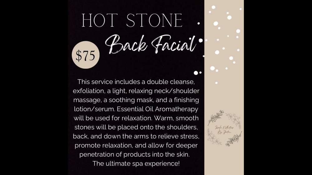 Hot Stone Back Facial