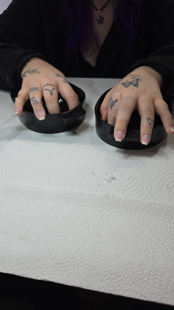 New Client Soak Off at Nails By Jenn in Pekin, IL
