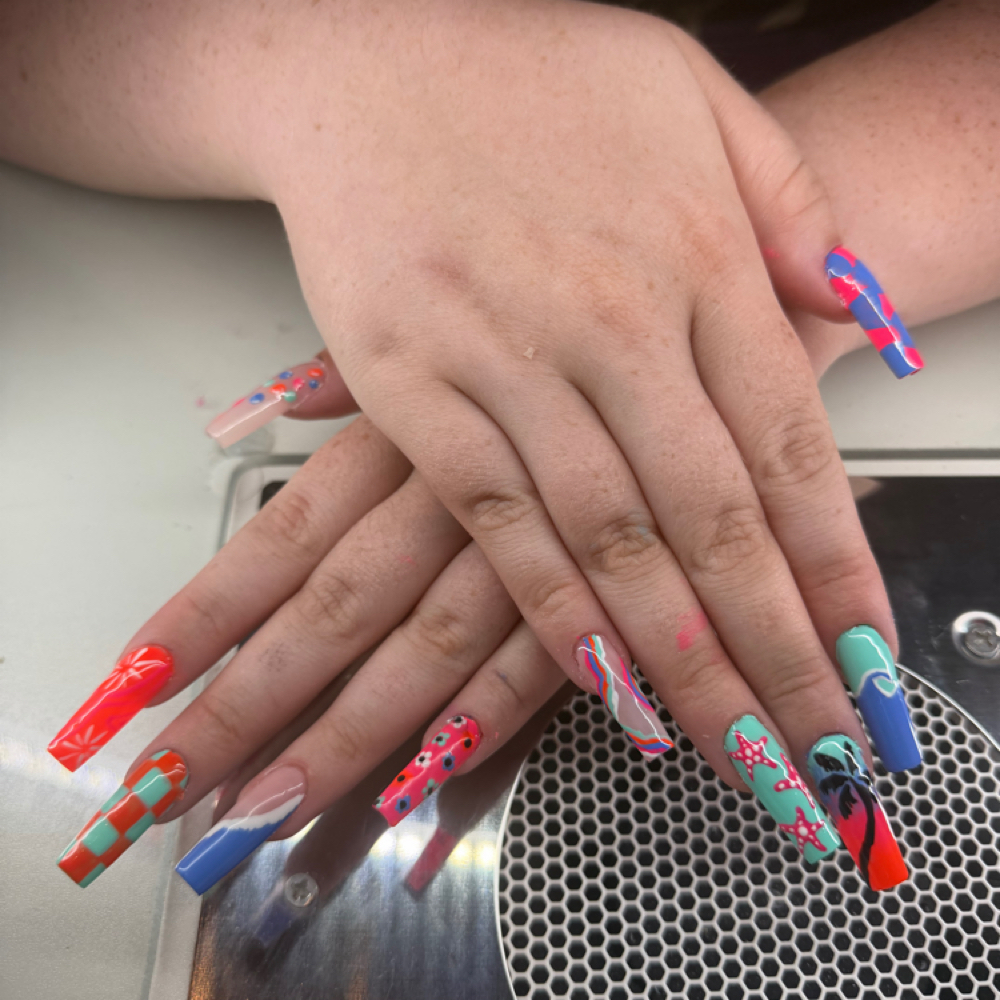 Gel X Nails Fill at Ember & Ivy Salon in Henderson, TN