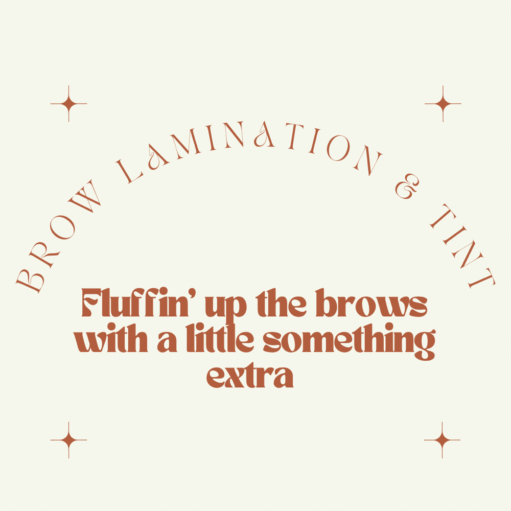 Brow Lamination And Tint