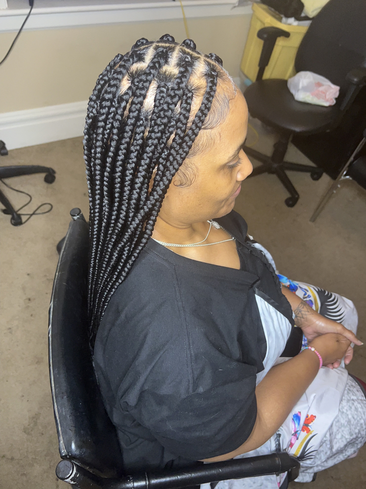 Medium box braids