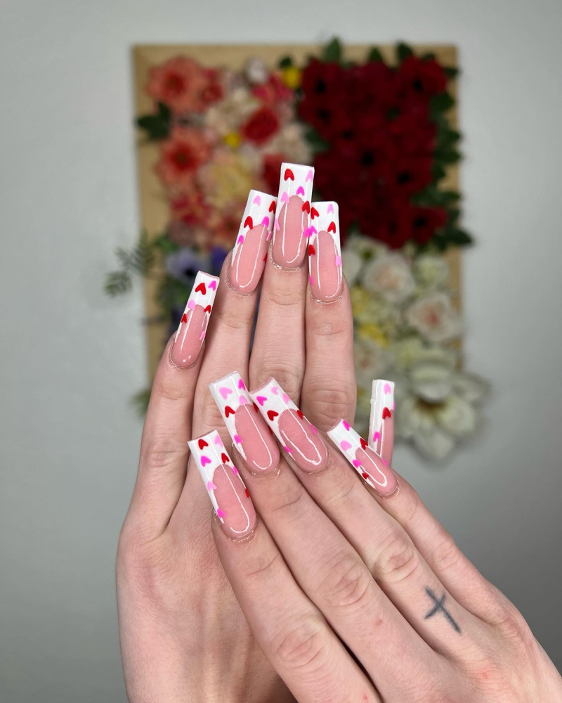 Long Acrylics: Tapered Square