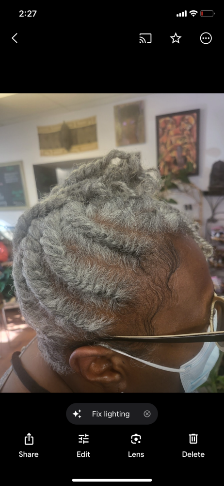 Flat Twist Style