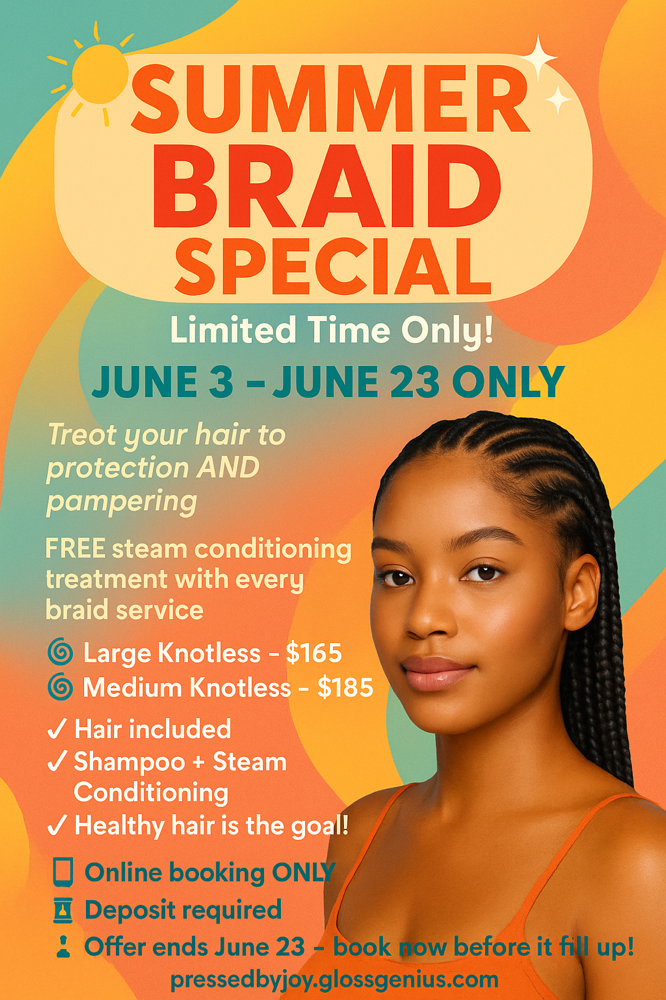 Summer Braid special Large Knotless