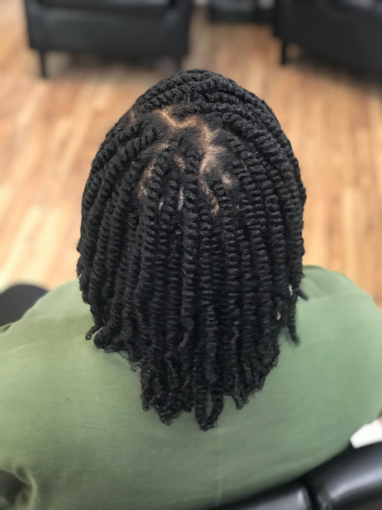 Two Strand Twist-Medium Size/ Shoulder Length