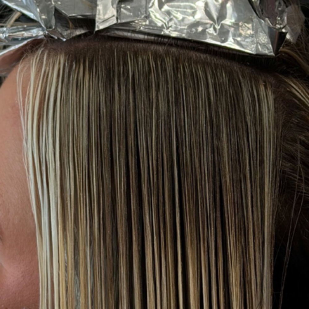 Mini Color (Face Frame Foils) at Golden Glam Salon by Morgan Shumate in Georgetown, KY