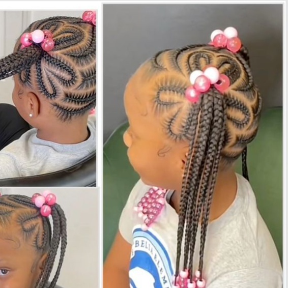 Double Pony w/ 3 Hearts at RosieLocs in Summerville, SC