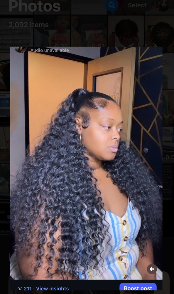 Sleek Pony/ Half Up