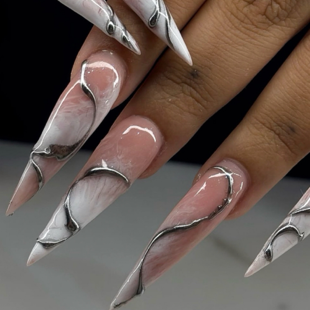 XL+ Baddie at NailzbyVi in Jenks, OK