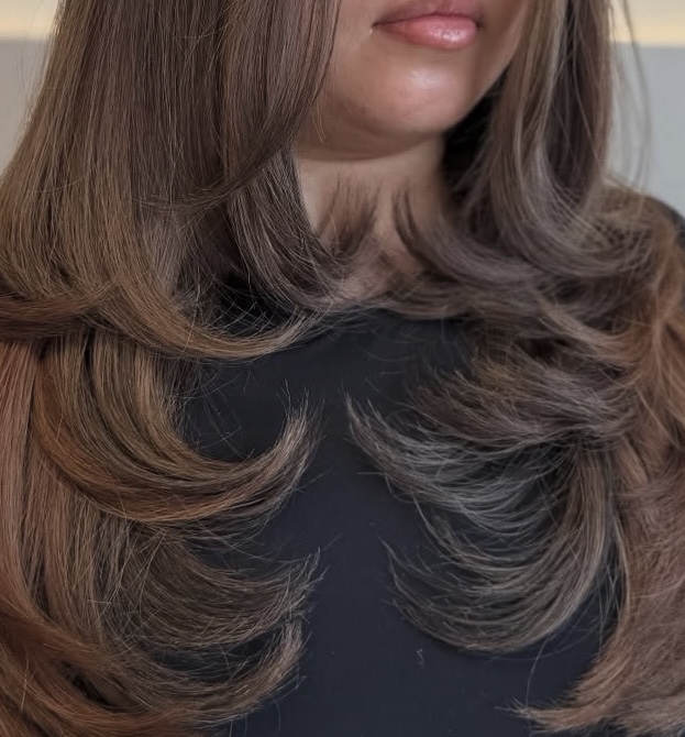 Layer Cut ADD-ON at Judistylist in Mansfield, TX