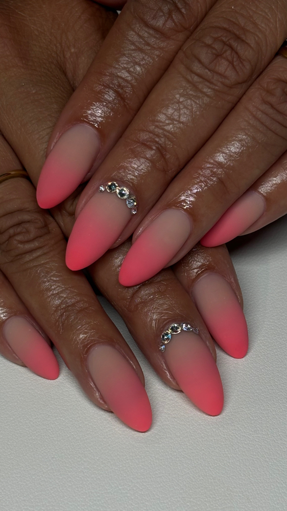Full French Ombre Nail Art