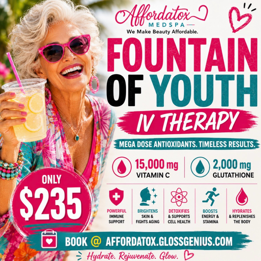 IV Therapy- Fountain Of Youth at Affordatox in Middlesboro, KY