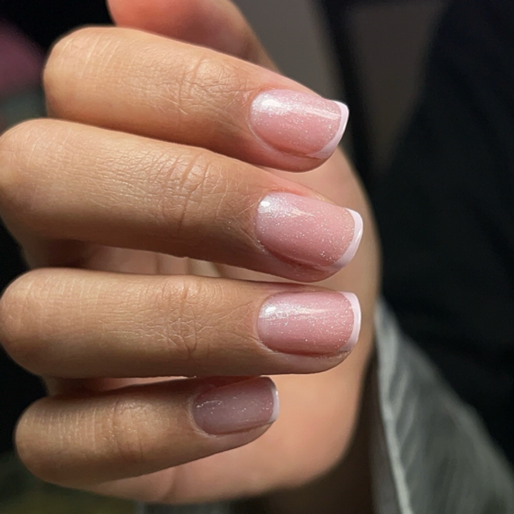 French Tip Design Add-on at Abiola’s Desk in Melbourne, FL