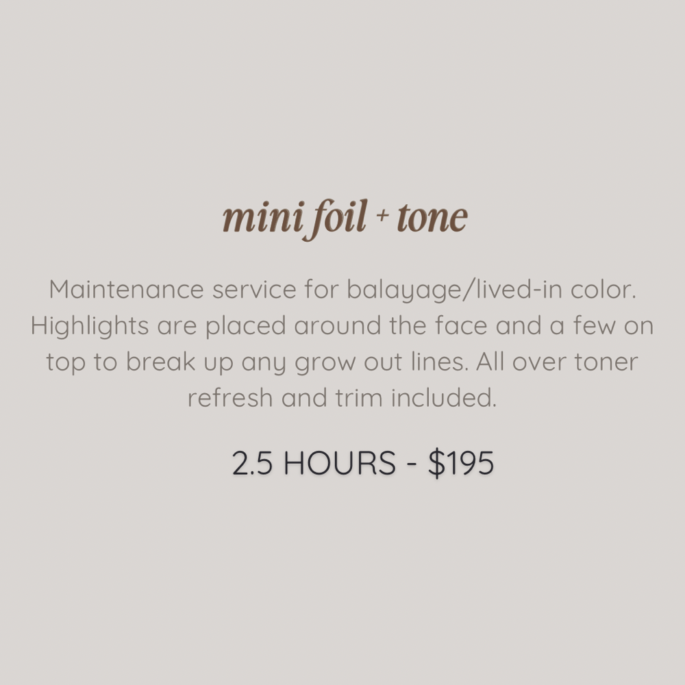 Mini Foil & Tone