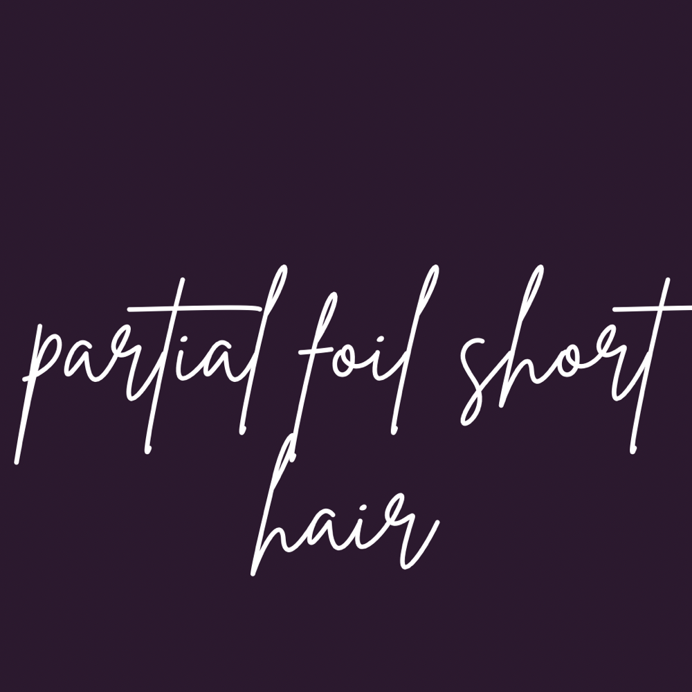 Partial Foil Short Hair