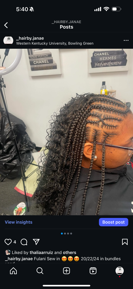 Fulani Sew In/Quickweave