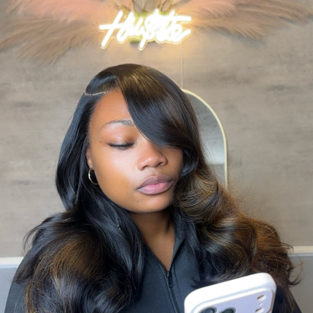 Closure/frontal QW touch up at House Of Snob in Lexington, KY
