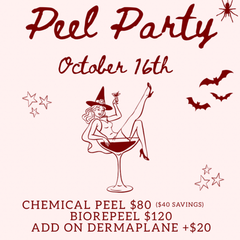 PEEL PARTY ✨👻 10/16 ONLY at Beebe Beauty Bar in Clermont, FL