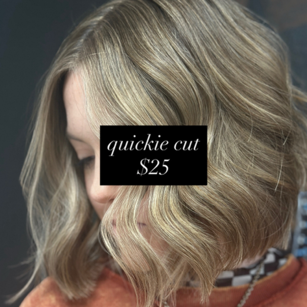 Quickie Cut (No Shampoo) at Macara Salon + Spa in Joplin, MO