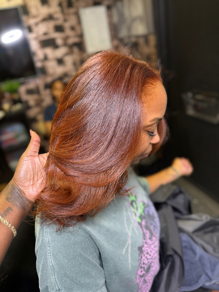 Silk Press Experience at SheesDreamy Hair Studio in Sanford, FL