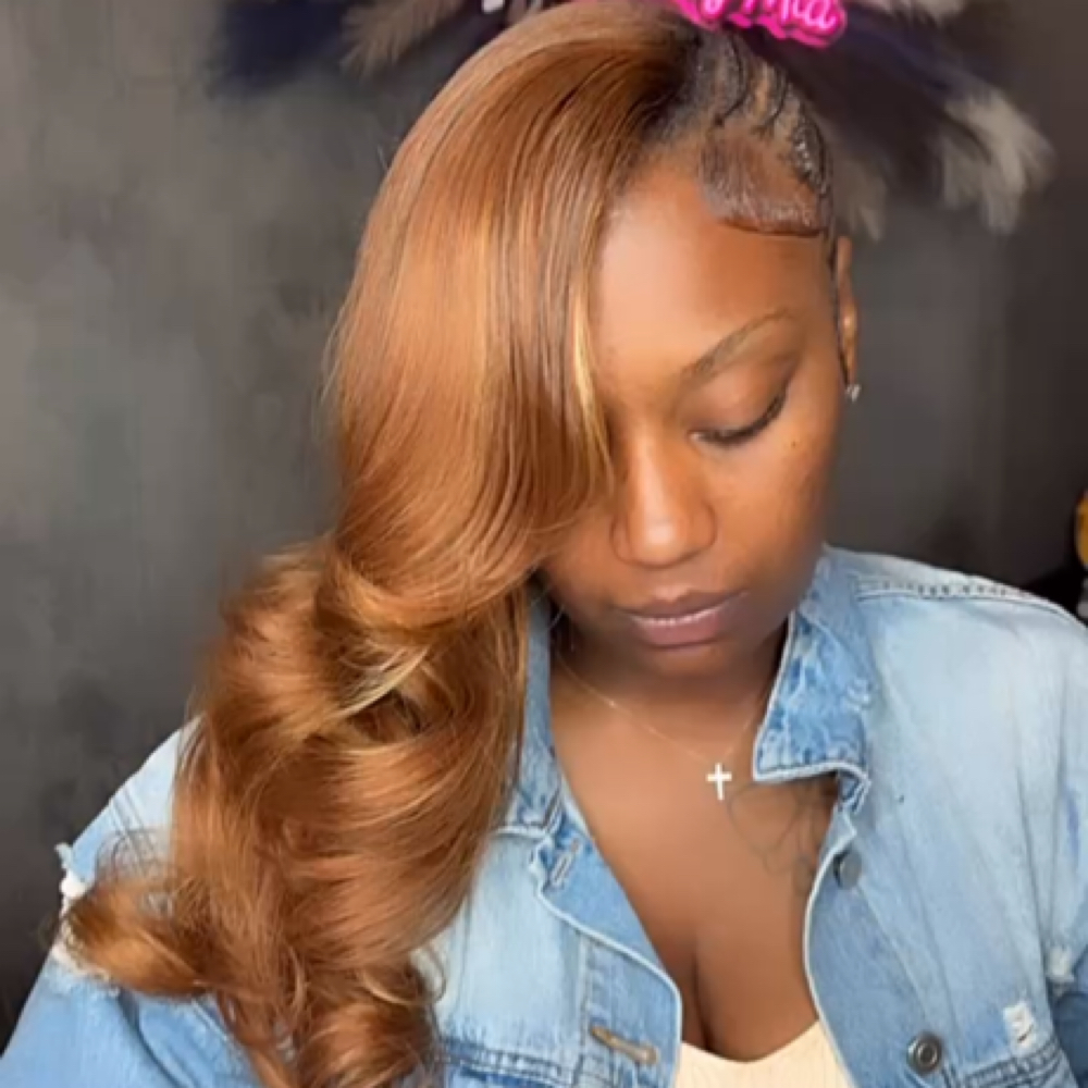 Lemonade Braids Quick Weave/ Sewin at Miracles by Mia in Phoenix, AZ