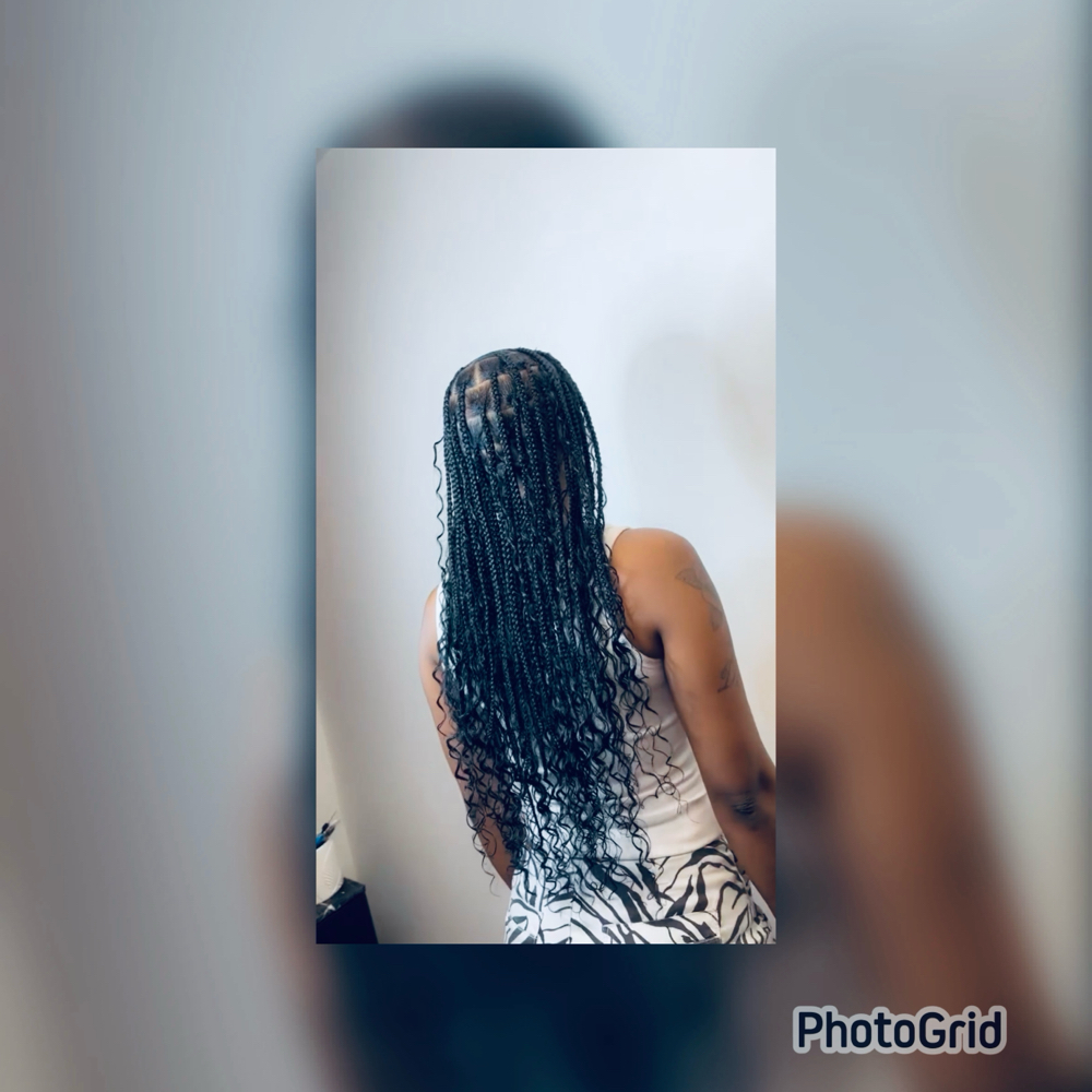 Waist meduim Box Braids