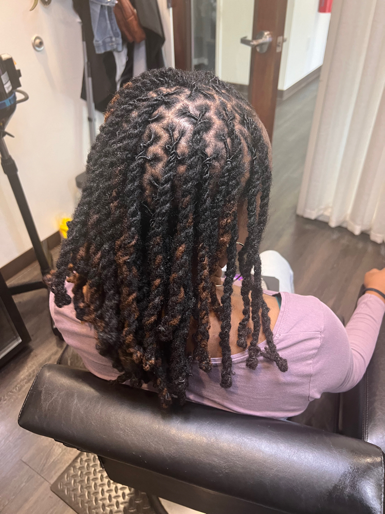 Loc Two-Strand Twist Or Braid Out w/ Shampoo