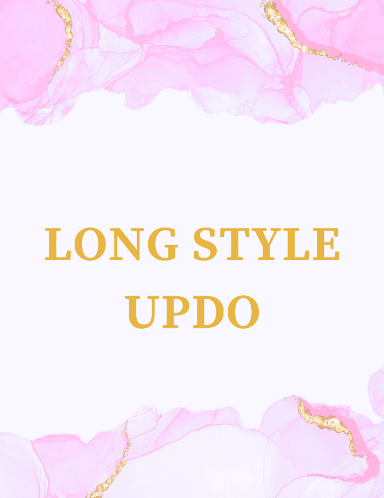LONG STYLE UPDO