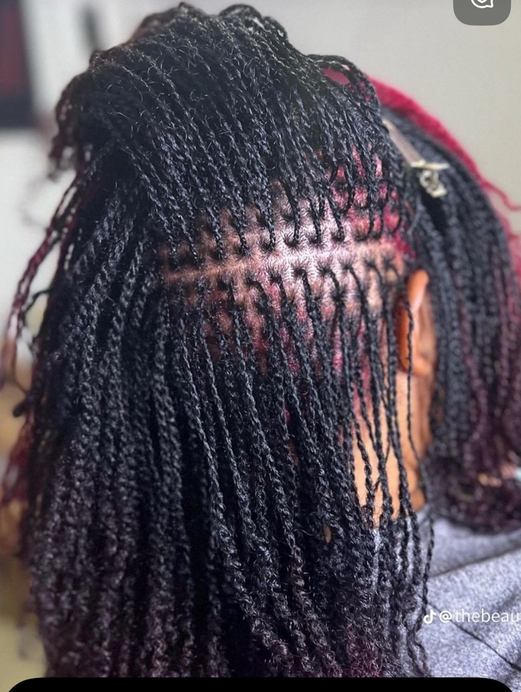 Micro Loc Instal With Hair Added