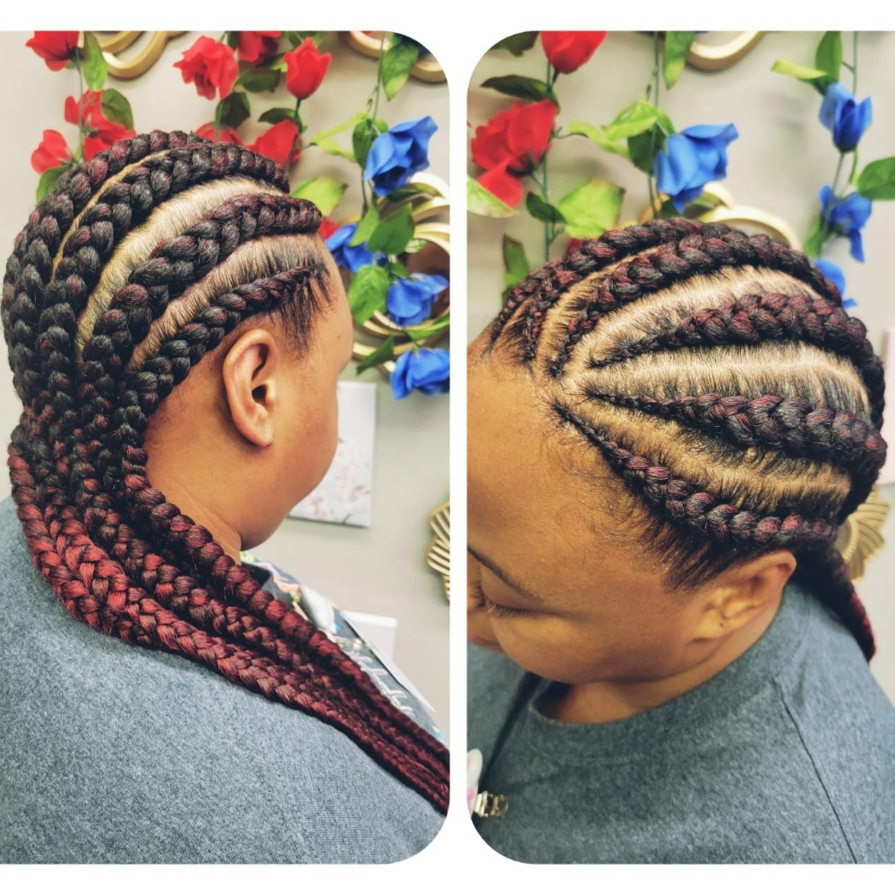 Cornrows Straight Back
