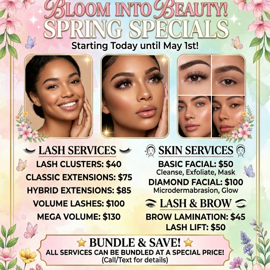 SPRING SPECIALS!!! at Purplekisess by Cher V. in Rowlett, TX