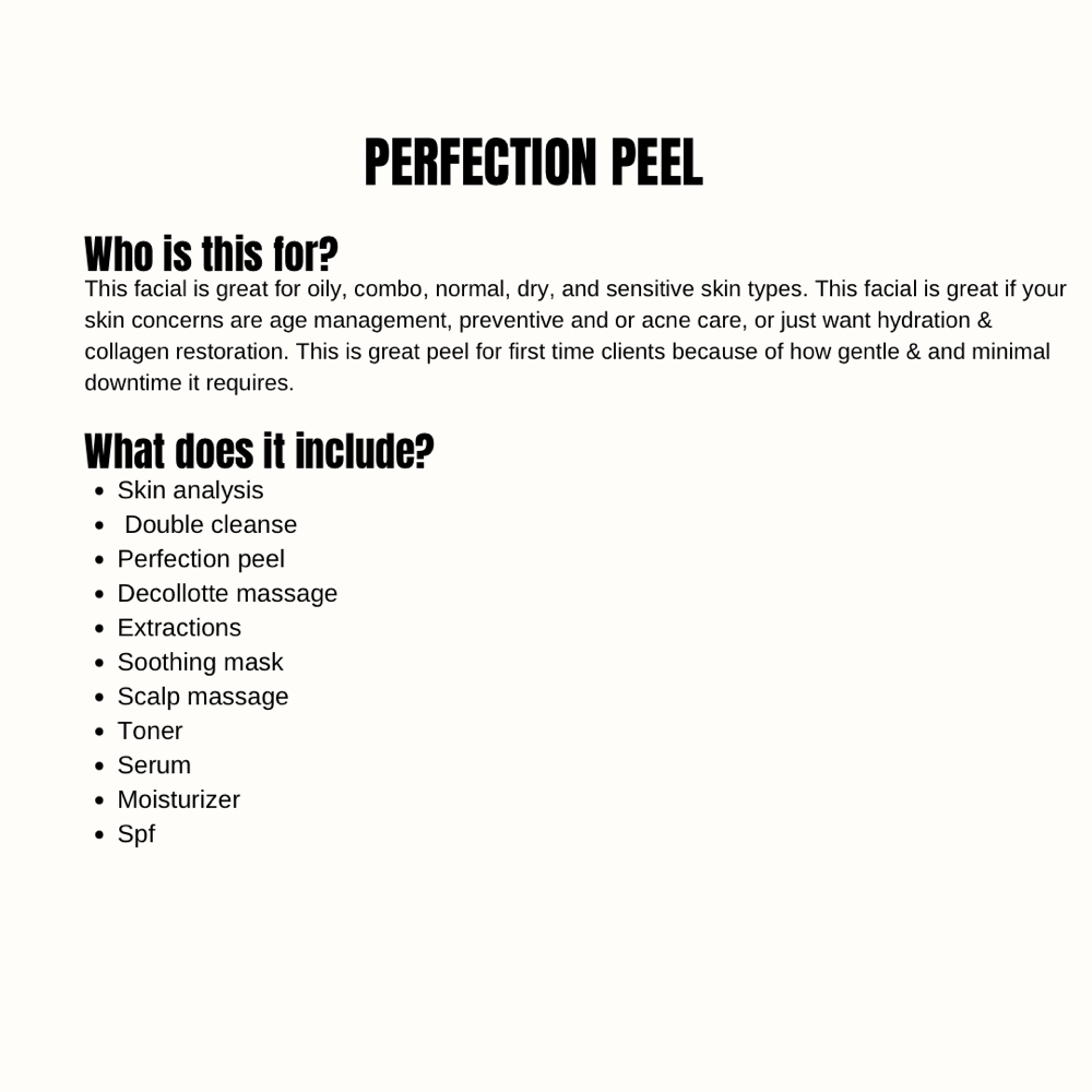 Perfection Peel