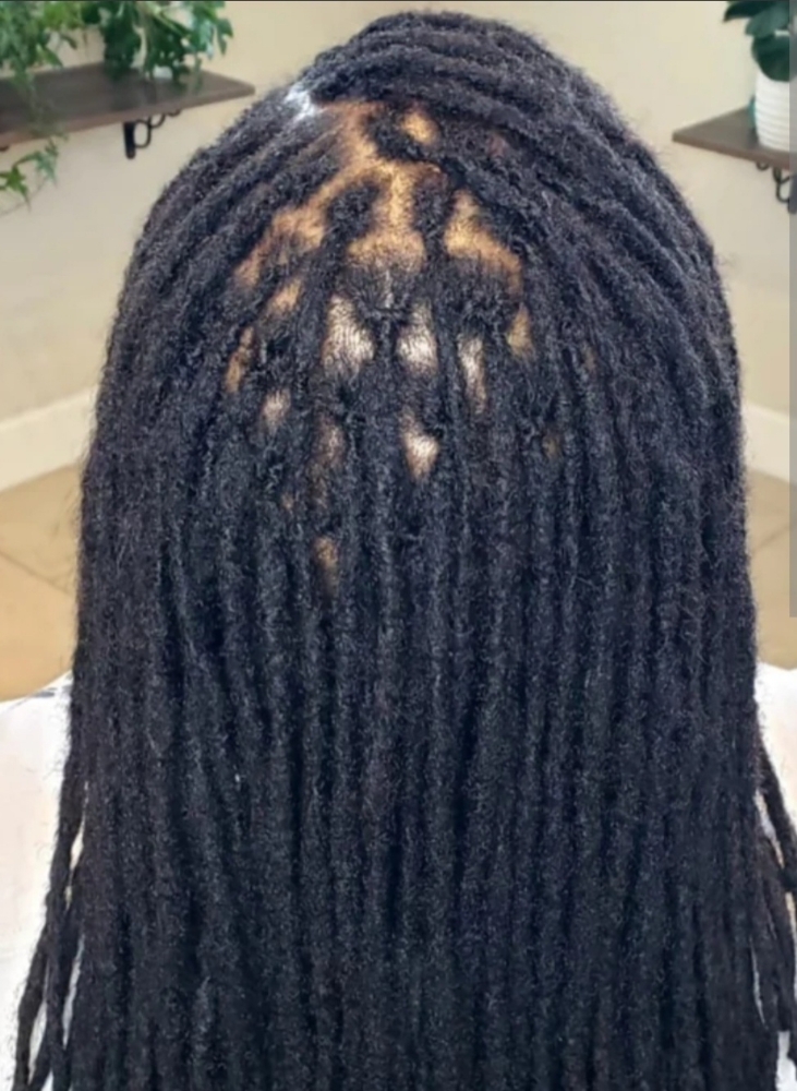 Interlocking (For traditional locs)