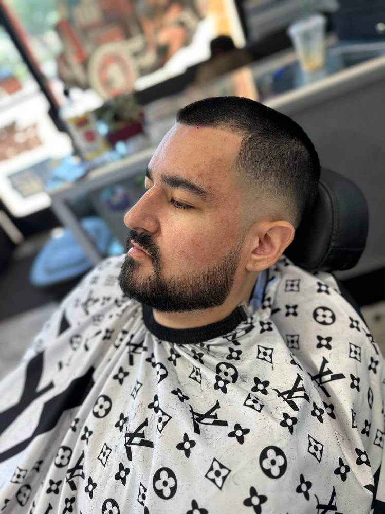 Hair Cut & Hot Towel Shave