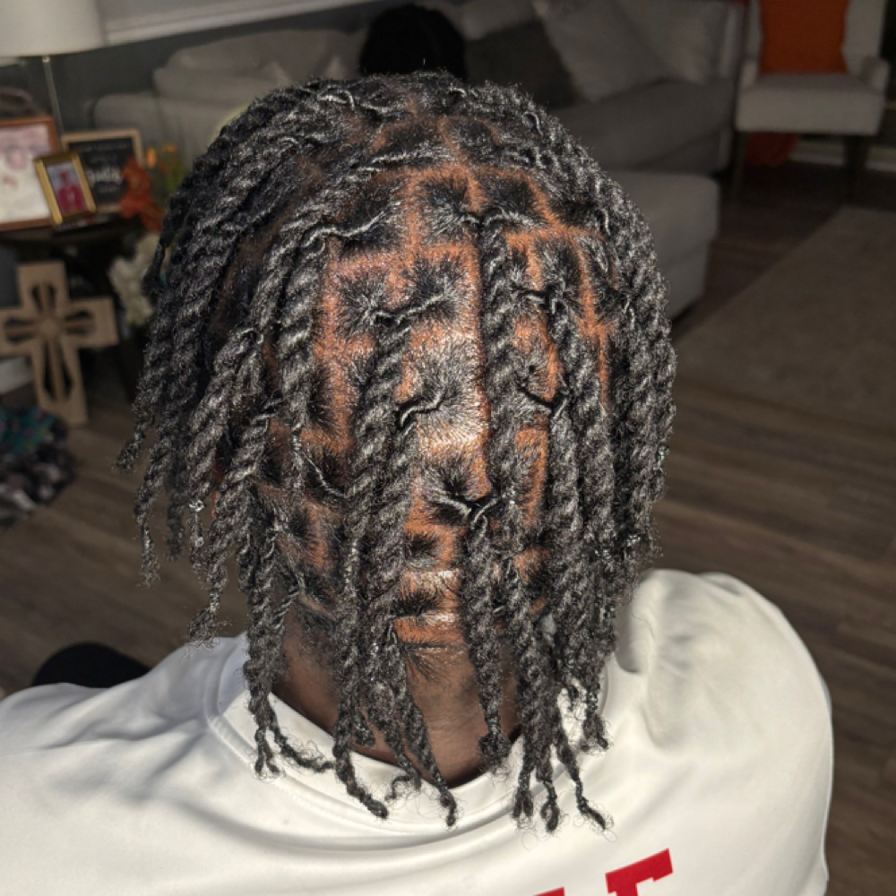 Mens Two strand Twist at The Cheesedip Experience in Madison, TN