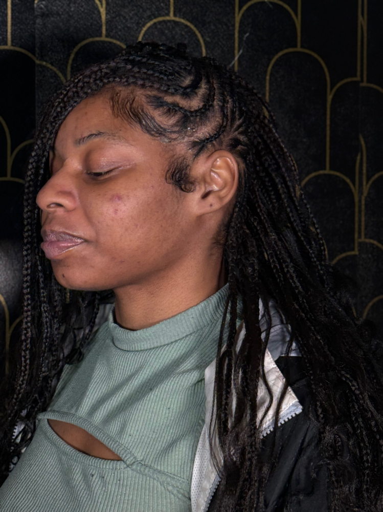 Mohawk Knotless Braid