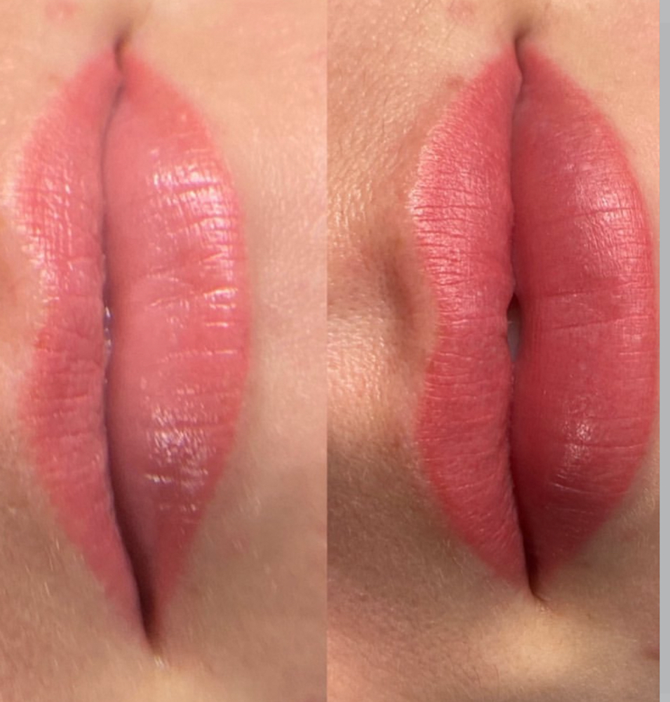 Lip blush 10-12 week follow up