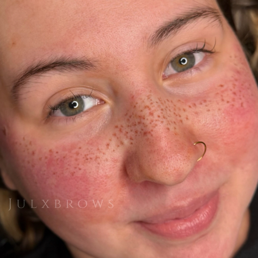 Permanent Freckles — Heavy Coverage at Julxbrows in Rapid City, SD