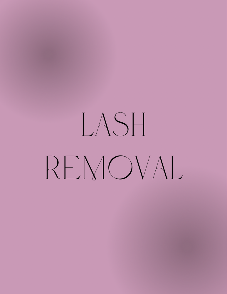 Lash Removal