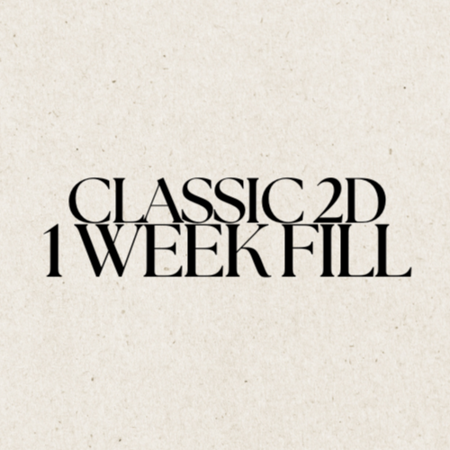 Classic 2D 1 Week fill at CAM BEAUTY HAUS in HUMBLE, TX