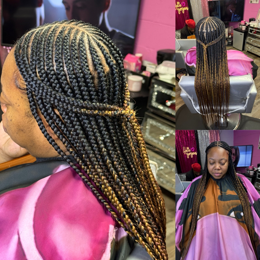 ✨Layered Braids at Weaves On Wheels in Pittsburgh, PA