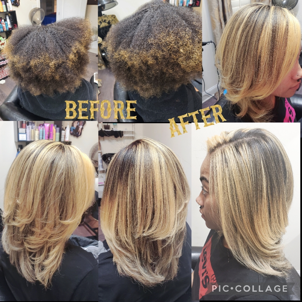 Double Process Bleach and Tone