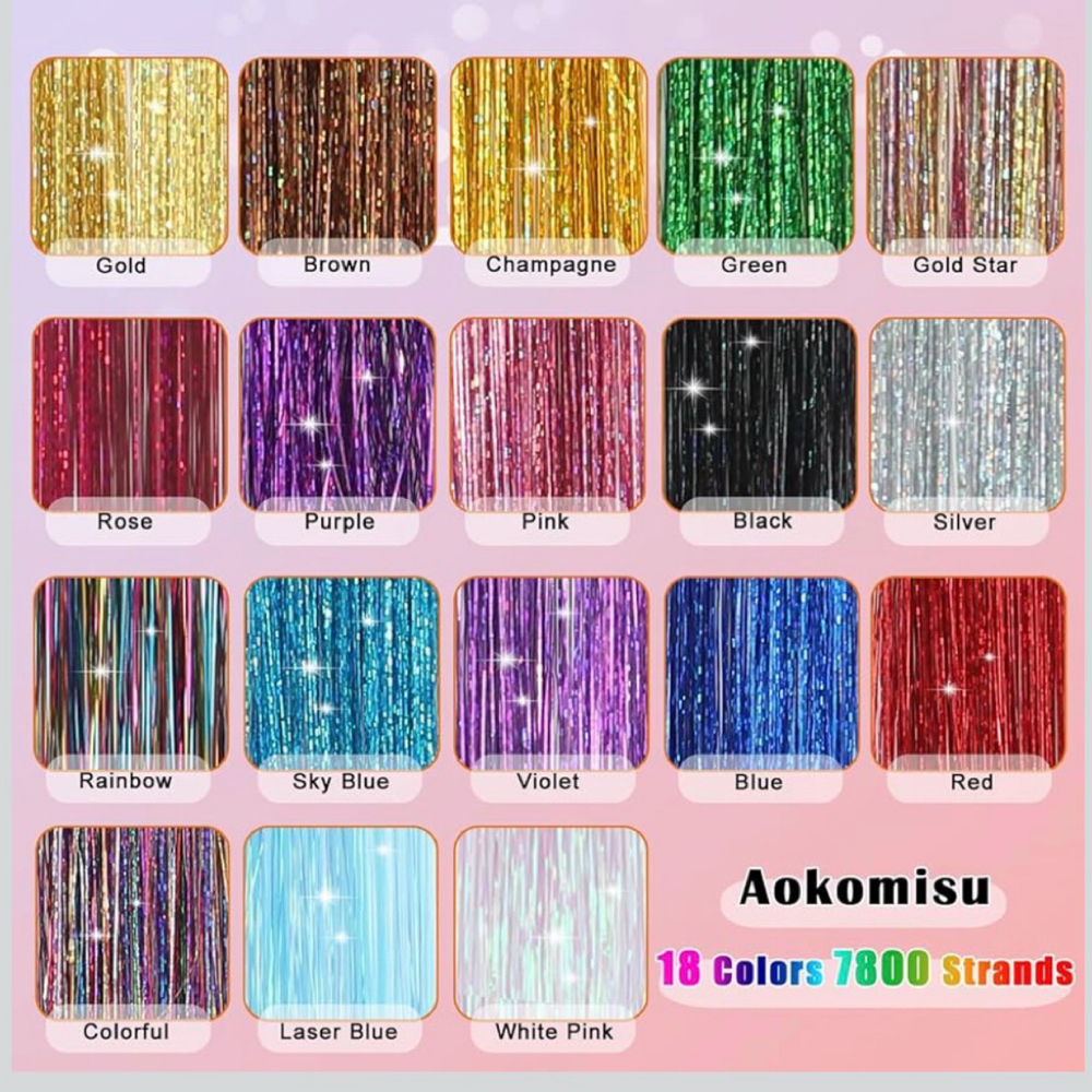 Hair Tinsel!!! at Rosey Pino in Oviedo, FL