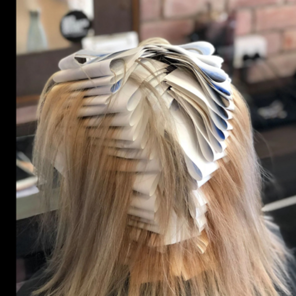 Partial Foil And Style at Tangles Salon LLC in North Providence, RI