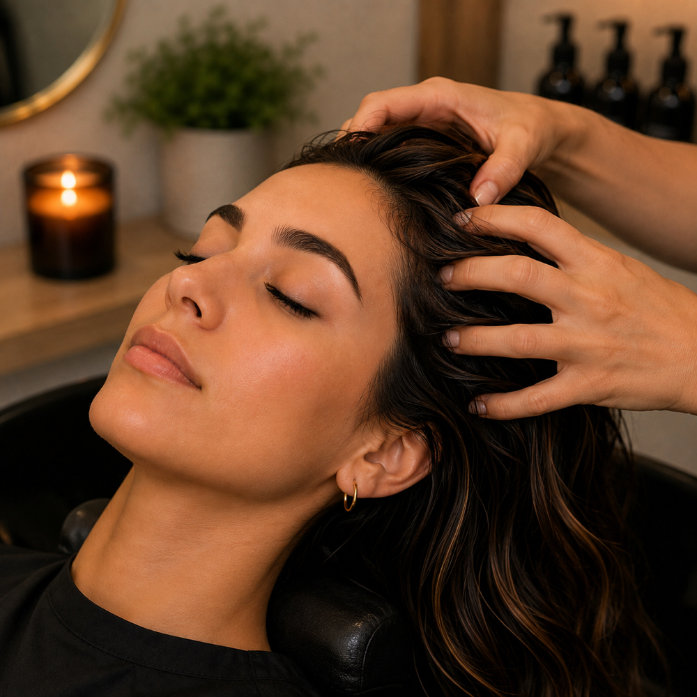 Scalp Massage at Laughing Crow Salon in Eugene, OR