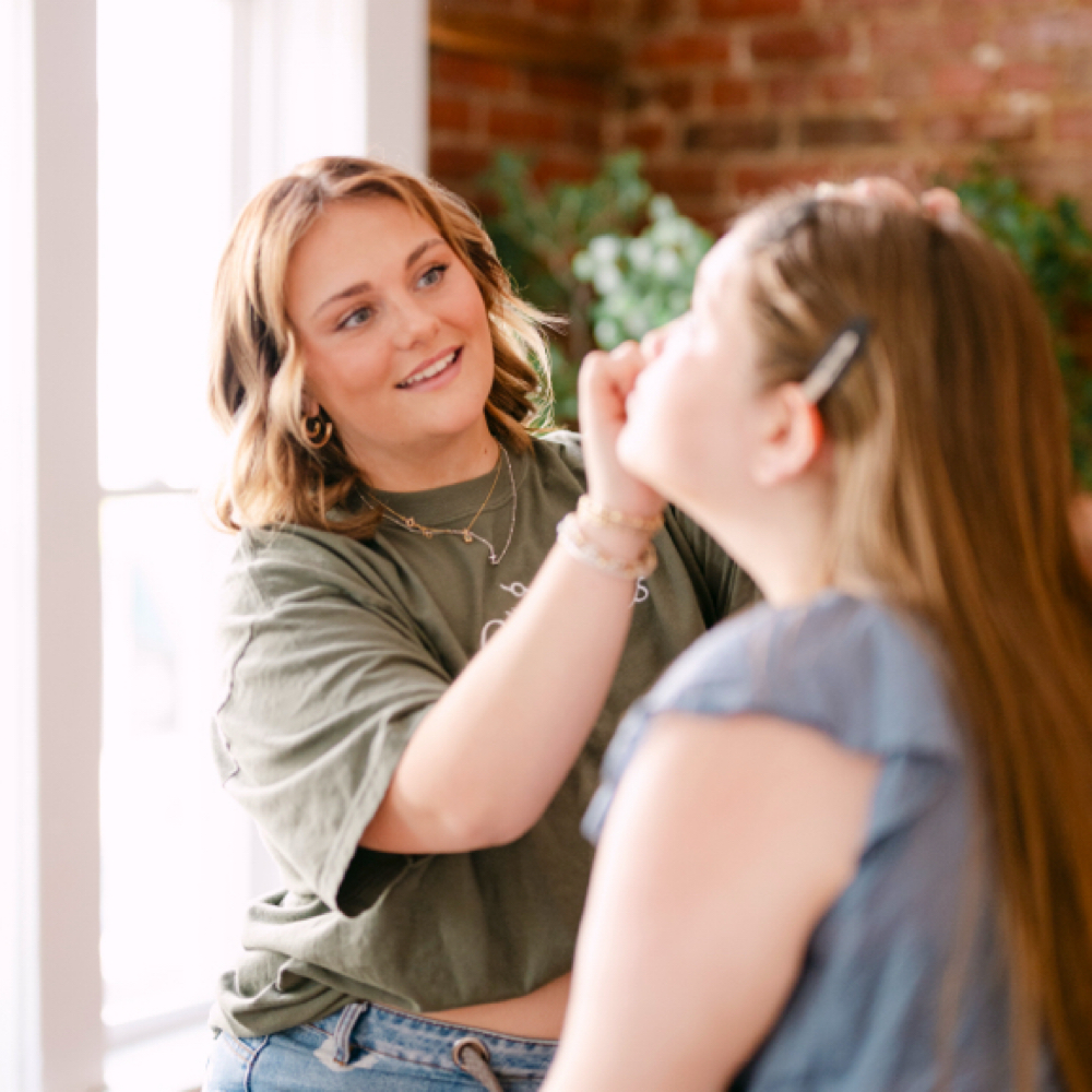 bridal makeup and hair at loren mcmurray in Kingsport, TN